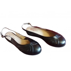 BARDZO SZEROKIE SANDAŁY CZARNE PŁASKIE TEG K 39