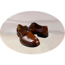Eleganckie skórzane półbuty brąz tęg G nr.43