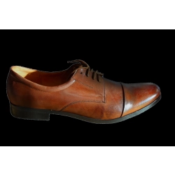 Skórzane półbuty brązowe tęg G nr.45