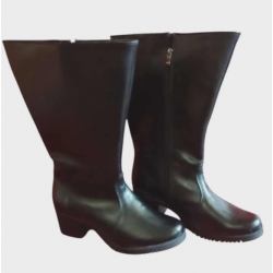 SKÓRZANE Kozaki OBCAS 6  szeroka cholewka obwód aż 47 cm 38