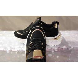 Buty sportowe  Fashion  czarne gruba podeszwa 39