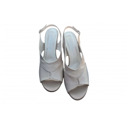 Sandały damskie ze skóry Ekri nr.37 obc.6