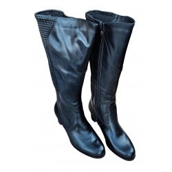 Kozaki Filipczyk skórzane czarne tęg.H obw.44-46 nr37