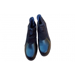 Botki czarne skórzane obc.5 nr.39