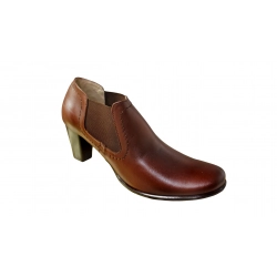 Botki damskie brązowe obcas 7cm nr.41