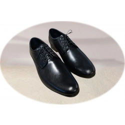 Klasyczne skórzane półbuty czarne tęg G nr.44