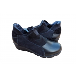 Botki czarne skórzane obc.5 nr.39