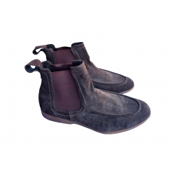 skórzane męskie Sztyblety Moskała brązowe tęg G nr.43