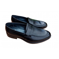 skórzane półbuty czarne tęg G nr.43