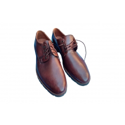 skórzane półbuty Moskała brązowe tęg G nr.42