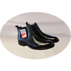 Moskała skórzane czarne sztyblety tęg G nr.41