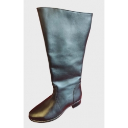 SKÓRZANE Kozaki OBCAS 3,5  szeroka cholewka obwód aż 42 cm 36