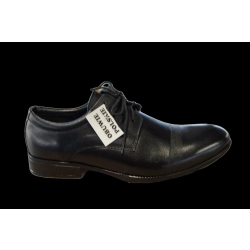 Moskała skórzane czarne półbuty tęg G nr.39