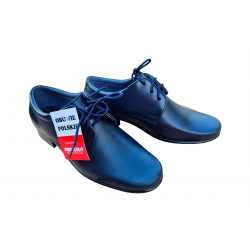 Wygodne skórzane buty dziecięce Moskała Granat tęg G nr.30