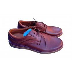 skórzane półbuty Moskała brązowe tęg G nr.44