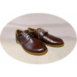 Wygodne skórzane półbuty brąz tęg G nr.42