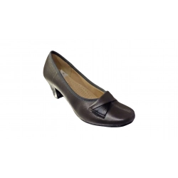 Czółenka damskie popiel obcas 6cm nr.36