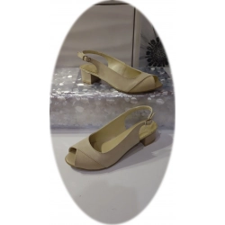 Sandały damskie capucino obcas 4cm nr.37