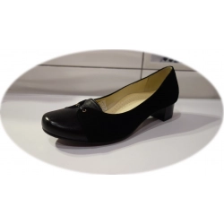 Czółenka damskie czarne obcas 3,8cm nr.41