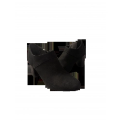 Skórzane botki czarne Natalii obcas 7 cm nr 37