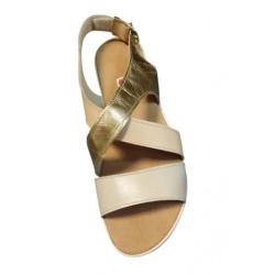 Wyprzedaż SZEROKIE SANDAŁY  KOTURN  3 CM  tęg. H 40