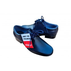 Wygodne skórzane buty dziecięce Moskała Granat tęg G nr.30