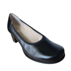 NOWOŚĆ bardzo  szerokie czółenko czarne tęg K 37