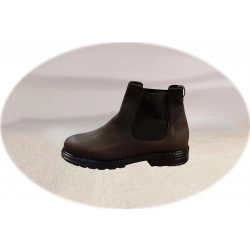 Moskała skórzane brązowe sztyblety tęg G nr.43