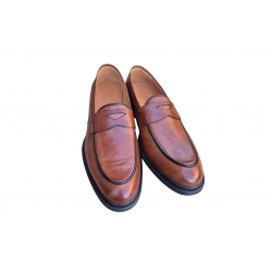 skórzane półbuty Moskała brązowe tęg G nr.39
