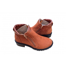 Botki brązowe skórzane obc.4 nr.37