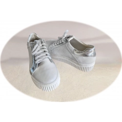 Skórzane białe buty sportowe  nr..37