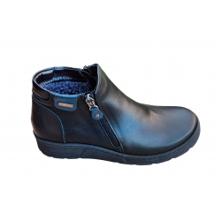 Botki czarne skórzane obc.3cm nr.37