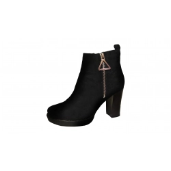 Botki damskie czarne  obcas 9cm nr.37