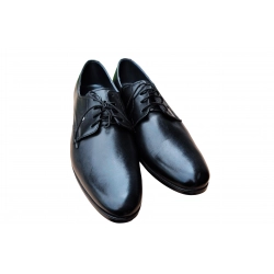 Eleganckie skórzane półbuty czarne tęg G nr.42