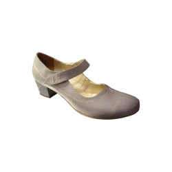 Czółenko damskie popiel obcas 6cm nr.37