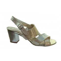 Sandały damskie ze skóry beż nr.37 obc.7