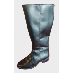 SKÓRZANE Kozaki OBCAS 3  szeroka cholewka obwód aż 42 cm 35,5