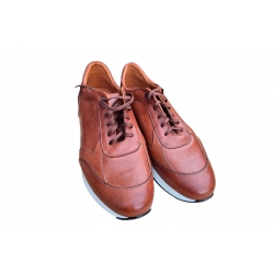 skórzane półbuty sportowe Brązowe tęg G nr.44