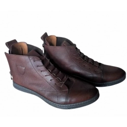 Trzewiki męskie skórzane brązowe rozmiar 42