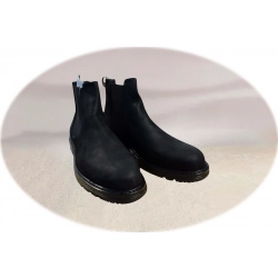 Moskała skórzane czarne sztyblety tęg G nr.43