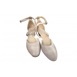 Sandały damskie ze skóry cappuccino nr.37 obc.6