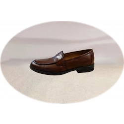Skórzane brązowe mokasyny tęg G nr.40