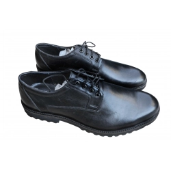 Skórzane półbuty Moskała czarne męskie nr 42