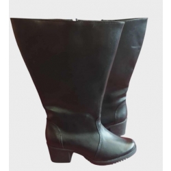 SKÓRZANE Kozaki OBCAS 6  szeroka cholewka obwód aż 47 cm 38