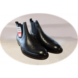 Moskała skórzane czarne sztyblety tęg G nr.41