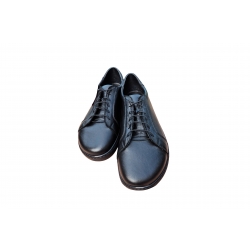 Wygodne skórzane półbuty Moskała czarne tęg G nr.42