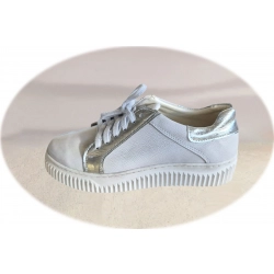 Skórzane białe buty sportowe  nr..37