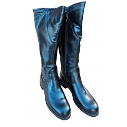 Kozaki Filipczyk skórzane czarne tęg.H obw.48-50 nr43