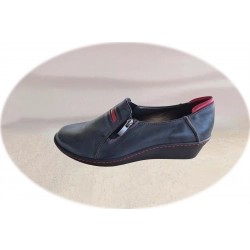 Botki damskie ze skóry popiel obc.5 cm nr.38