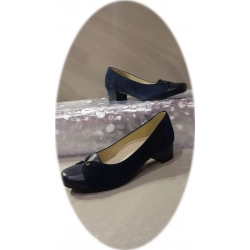 Czółenka damskie granat obcas 5cm nr.36